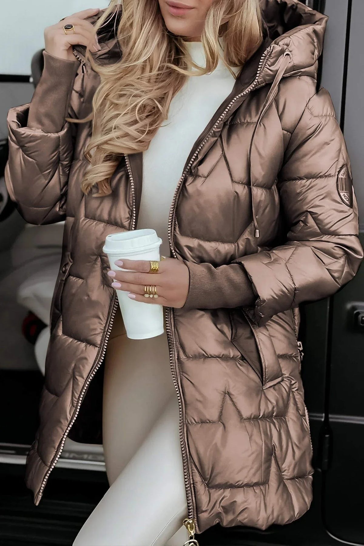Montclaira – Quilted warmth – Hooded puffer coat