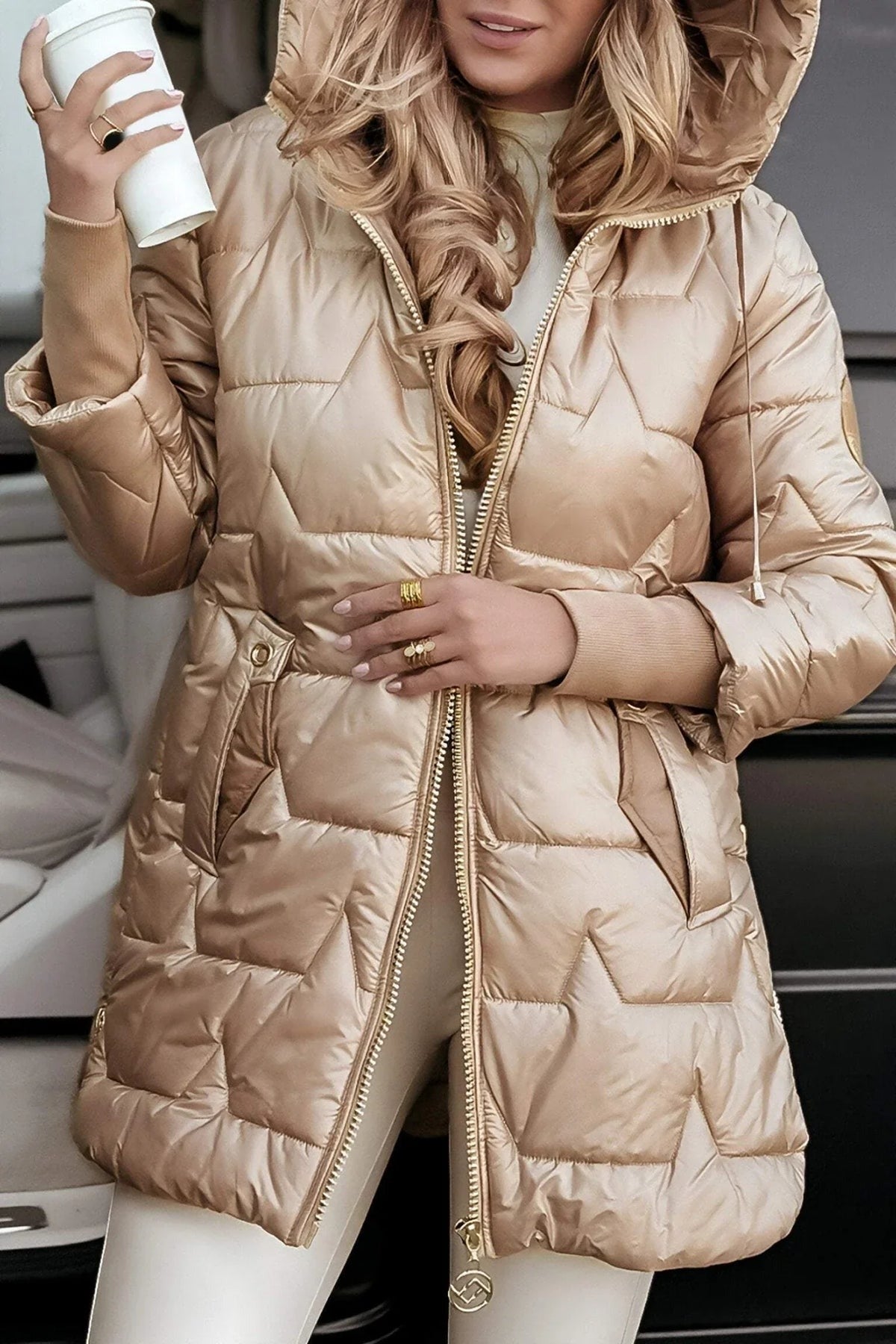 Montclaira – Quilted warmth – Hooded puffer coat
